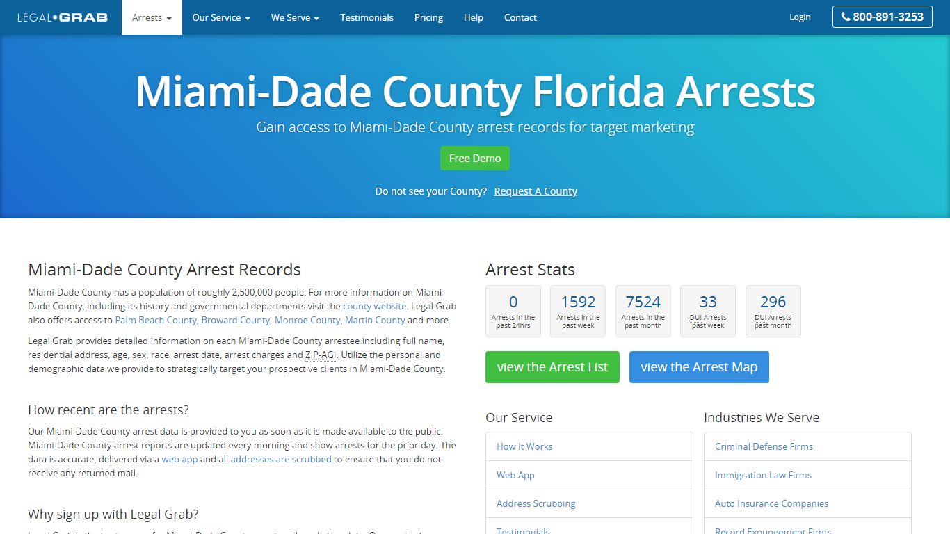 Miami-Dade County Florida Arrest Records · Arrest Reports · Jail ...